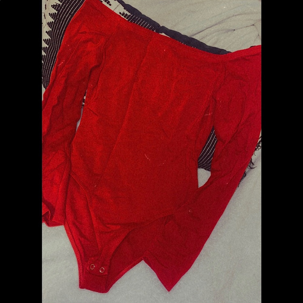 Forever 21 Red Bodysuit!
